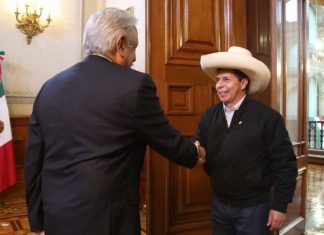 Familia del ex presidente peruano Pedro Castillo en la embajada mexicana