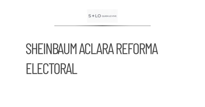 Sheinbaum defiende contra narcocandidatos tras malentendido