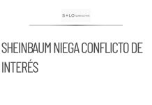 Sheinbaum niega conflicto de interés con Altagracia Gómez nuevamente