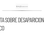 CIDH alerta sobre la desaparición generalizada en México
