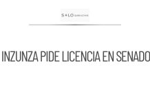 Inzunza solicita licencia para la sesión extraordinaria del Senado