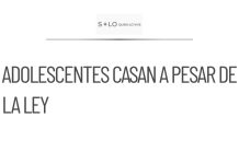 Adolescentes celebran boda pese a prohibición legal en Acapulco