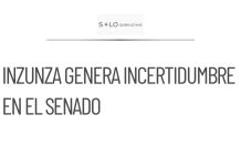 Inzunza genera incertidumbre en votación del Senado