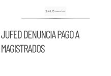 JUFED denuncia intercambio de favores con magistrados electorales