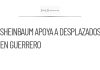 Sheinbaum promete apoyo a familias desplazadas en Guerrero