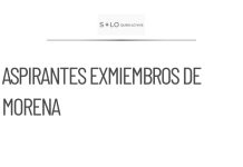 Aspirantes en BC incluyen a exmiembros de Morena