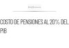Cumplir con pensiones de la CNTE costaría 20% del PIB