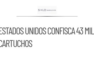 Estados Unidos asegura 43 mil cartuchos destinados a México
