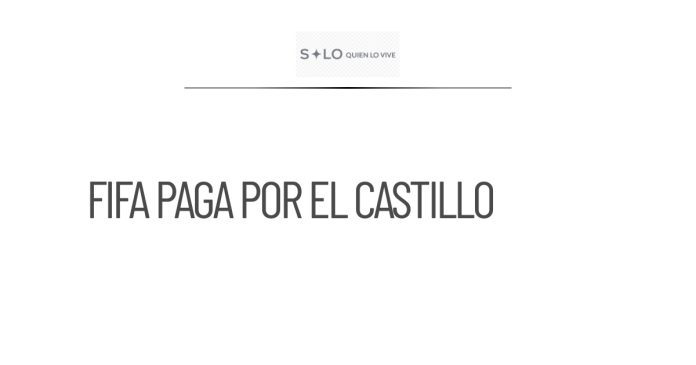 FIFA paga más de un millón de pesos por el Castillo de Chapultepec