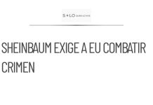 Sheinbaum insta a Estados Unidos a fortalecer combate al crimen