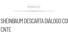 Sheinbaum rechaza diálogo con CNTE y propone otras vías de negociación