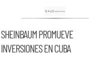 Sheinbaum promueve inversiones mexicanas en Cuba