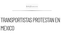 Transportistas de AMOTAC planean protesta nacional para este miércoles