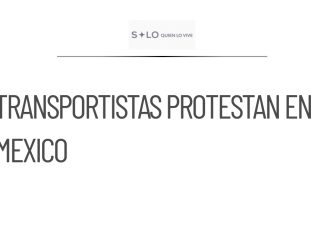 Transportistas de AMOTAC planean protesta nacional para este miércoles