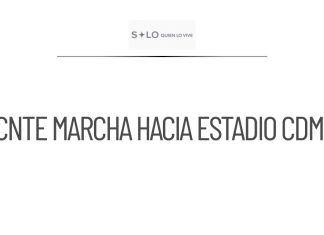 CNTE inicia concentración en Tlalpan para marchar hacia Estadio CDMX