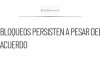 Bloqueos de transportistas persisten a pesar del acuerdo con Segob