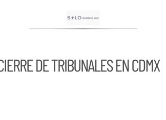 Cierre de 160 tribunales federales en la CDMX por partido internacional