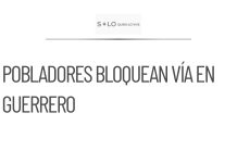 Pobladores de Guerrero bloquean vía federal por hospital