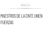 Maestros de la CNTE marchan al Zócalo para un frente común