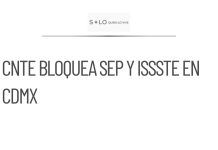 CNTE bloquea edificios de la SEP y ISSSTE en CDMX