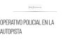 Operativo policial en la México-Cuernavaca por movilizaciones