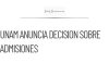 UNAM dará a conocer este viernes su decisión sobre admisiones