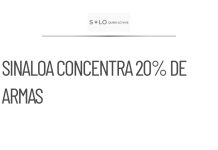 Sinaloa concentra el 20% de armas aseguradas en el país