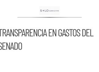 Iniciativa de Ignacio Mier busca transparencia en gastos del Senado
