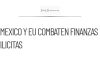 México y EU establecen diálogo para combatir finanzas ilícitas