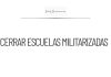 La SEP ordena el cierre de escuelas militarizadas privadas