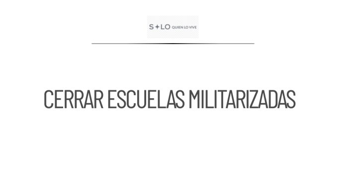 La SEP ordena el cierre de escuelas militarizadas privadas