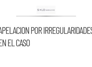 Apelación por irregularidades en caso de Jesús Plácido