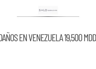 Daños estimados en Venezuela alcanzan 19,500 millones de dólares