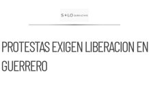 Protestas en Guerrero exigen liberación de líder comunitario