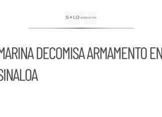 Marina asegura armamento y rescata a secuestrado en Sinaloa