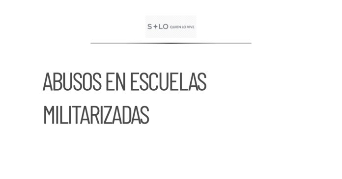 Sheinbaum reconoce abusos en escuelas militarizadas