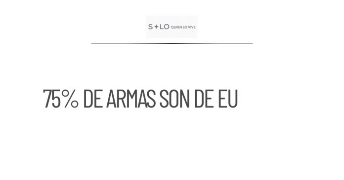 75% de las armas decomisadas en Baja California provienen de EU