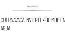 Cuernavaca destina 400 mdp para mejorar infraestructura hidráulica