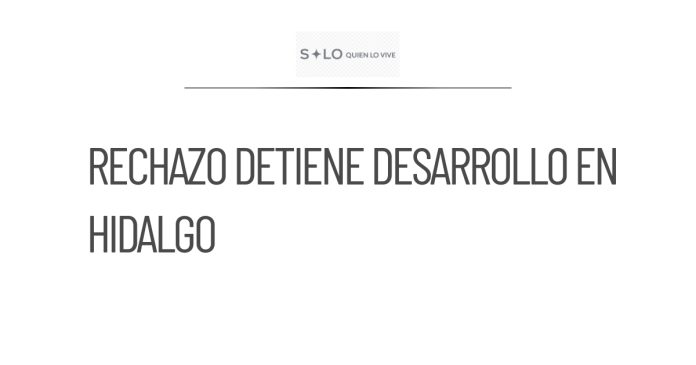 Cancelación del Polo de Desarrollo de Economía Circular en Hidalgo