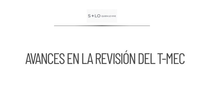 Sheinbaum informa sobre avances en la revisión del T-MEC