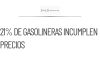 Más de 20% de gasolineras no cumplen con precios de diésel