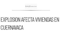 Explosión en polvorín afecta viviendas en Cuernavaca