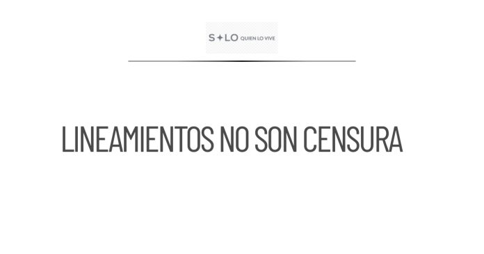 Alcalde aclara que lineamientos no son censura para la prensa