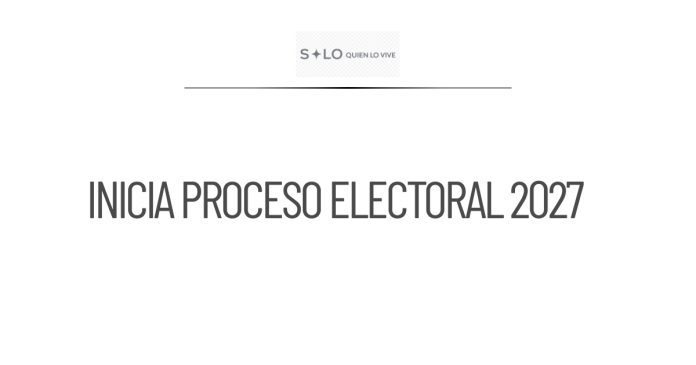 INE da inicio al proceso electoral 2027 el 10 de septiembre
