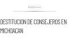 TEPJF confirma destitución de consejeros del Instituto Electoral de Michoacán