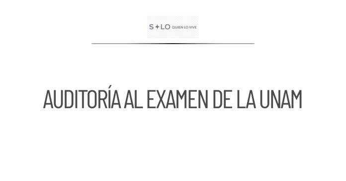 Diputados piden auditoría al examen de admisión de la UNAM