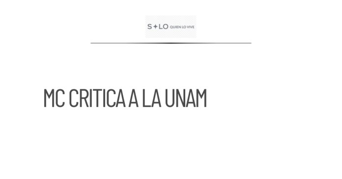 MC critica la respuesta de la UNAM ante la crisis por exámenes