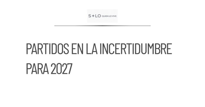 Partidos políticos se preparan sin reglas claras para 2027