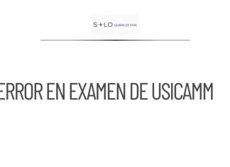 Error en examen de Usicamm afecta a 12 mil docentes