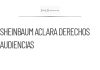 Sheinbaum acepta aclarar lineamientos para audiencias